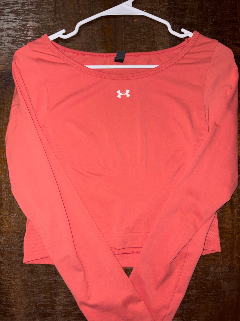 Under Armour Coral-Pink Long Sleeve Performance Top